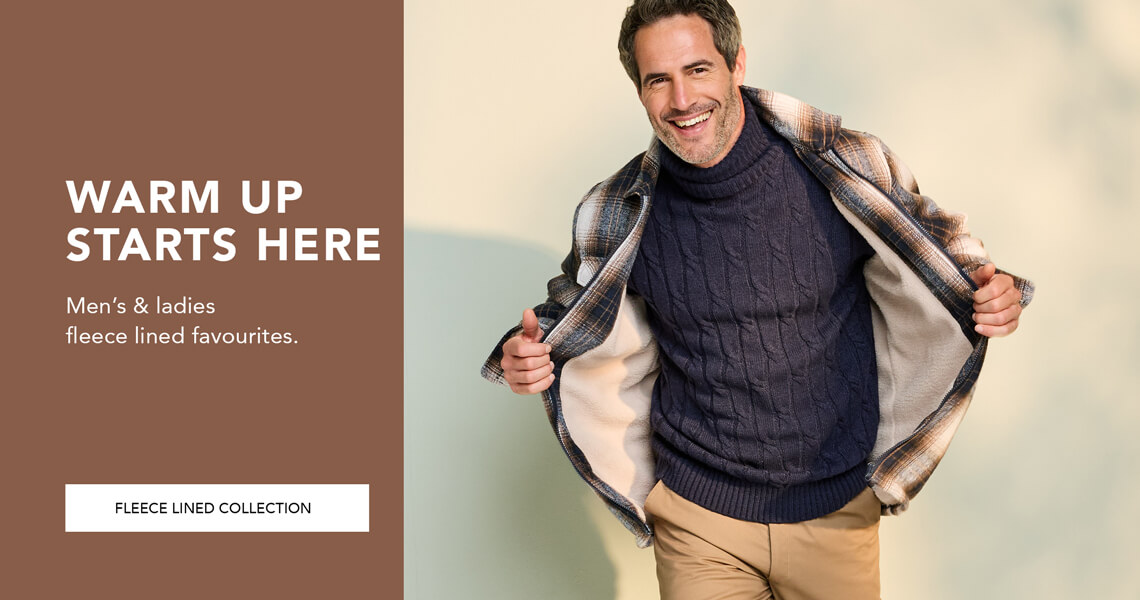 The warm up starts here - our fleece lined favourites